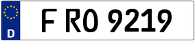 Truck License Plate